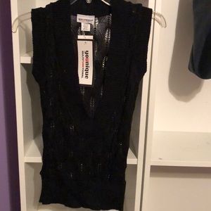 Younique Black Sweater Vest